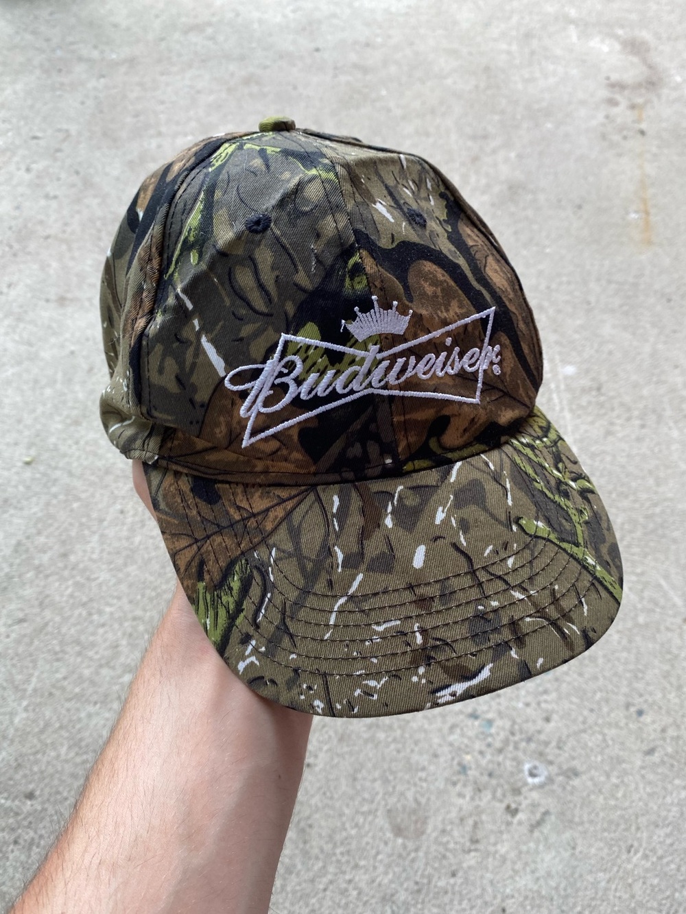 Budweiser Beer Camo Cap